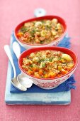 Lentil Vegetable Soup in a Bowl