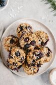 Flourless Blueberry Muffins