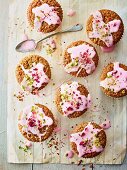 Pistachio and rosewater cupcakes