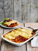 Beef lasagne with carrot