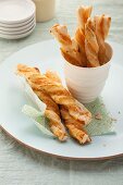 Puff pastry sticks with Appenzeller cheese