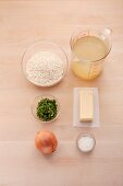 Ingredients for risotto