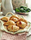 Pastries filled with spinach and feta
