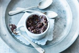 Black olive tapenade with capers and anchovies