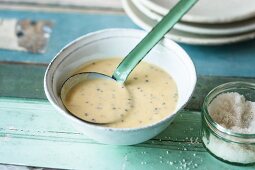 A creamy mustard sauce