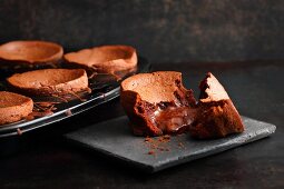 Chocolate lava cakes