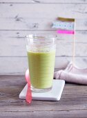 A cucumber, pineapple, and avocado smoothie - 'green cooler'