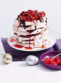 Chocolate-Meringue Layer Cake
