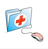 An illustration to symbolise electronic patient documents