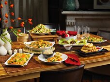 An Oriental buffet