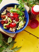 White bean and char-grilled vegetable salad