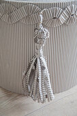 Tassel and decorative trim made from corrugated cardboard