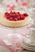 Raspberry cheesecake (afternoon tea)