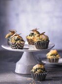 Mini cornmeal muffins with truffle cheese