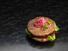 Hamburger mit Brötchen