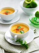 Blumenkohl-Curry-Suppe mit Koriandergrün