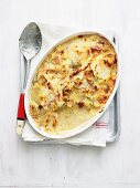 Ham, Potato, Leek and Artichoke Bake