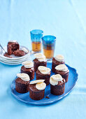 Mini Hazelnut and Banana Cakes