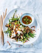 Asian bean and beef salad
