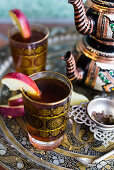 Turkish black tea with apples and rum