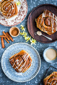 Zimtschnecken mit Zuckerglasur