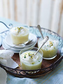 Chilled asparagus soup