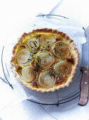 Onion tart with thyme