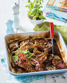 Sweet and sticky Asian style lamb