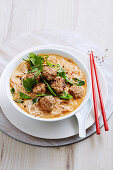 Pork Meatball Laksa