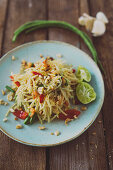Yam Gung Salat mit Garnelen (Thailand)