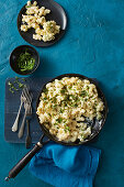 Macaroni and Cheese mit Blumenkohl und Ricotta