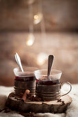 Hot spiced mulled wine