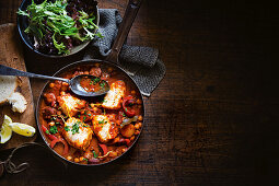 Spanish style braised fish stew