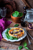 Red onion and balsamic vinegar tartlets