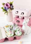 Easter nest cupcakes