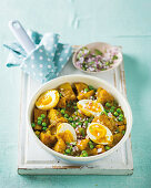 Indian potato and egg curry