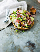 Vietnamese beef salad with pickled shallot dressing