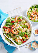 Couscous Tabouli with Prawns
