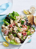 Chargrilled Cauliflower Salad with Tahini Dressing