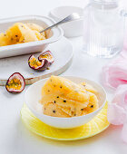 Lemon and Passionfruit Sorbet