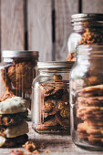 Cookies in storage jars