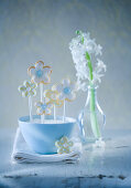 Flower Cookies on a stick