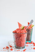 Wassermelonen-Aperol-Granita