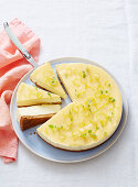Ginger and Lemon Curd Cheesecake