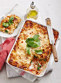 Chicken and chorizo lasagne