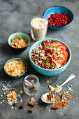 Schokoladen-Buchweizen-Porridge mit Kokosmilch