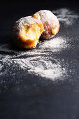 Doughnuts with lemon curd