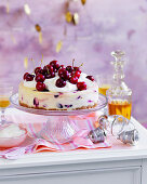 Roasted Cherry Cheesecake