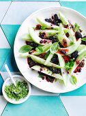 Honeydew, blackberry and basil salad
