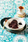 Black velvet puddings